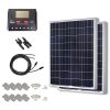 HQST 200 Watt 12 Volt Polycrystalline Solar Panel Kit with 30A PWM LCD Display Charge Controller See Size Options HQST 200 Watt 12 Volt Polycrystalline Solar Panel